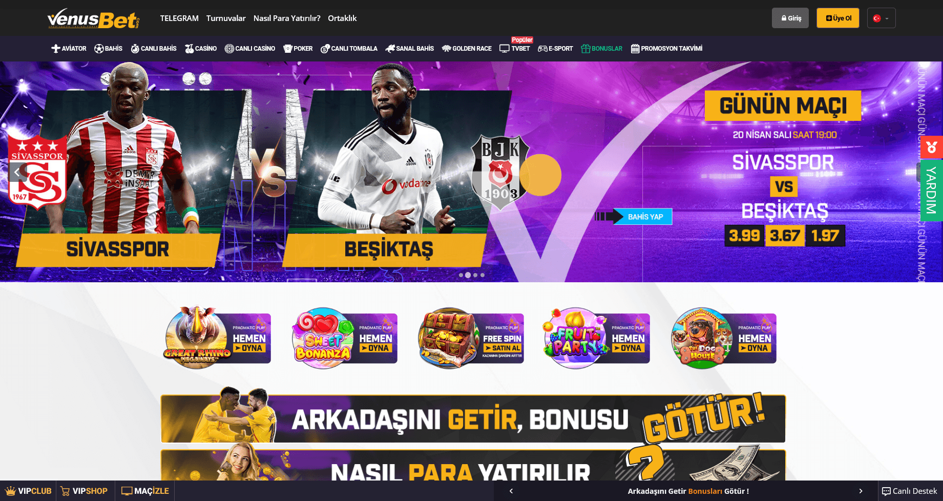 venusbet-giris3