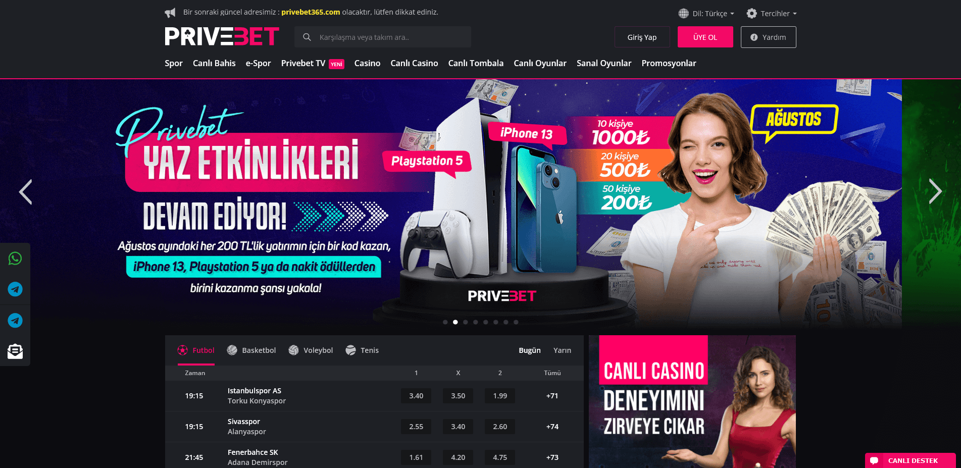 privebet-yeni-giris
